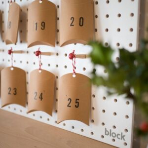 Pegboard Advent Calendar